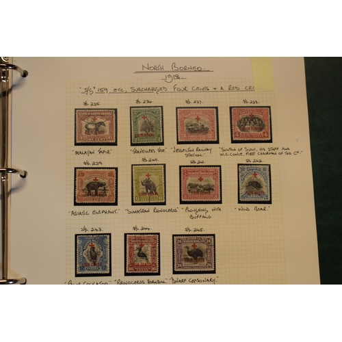 186 - Vast Commonwealth, mainly mint stamp collection in 26 albums including mint full and part sets, sing... 