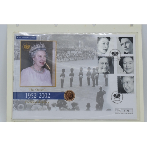 226 - Queen Elizabeth II 22ct gold Full Sovereign 2002, uncirculated condition, The Queens Golden Jubilee ... 