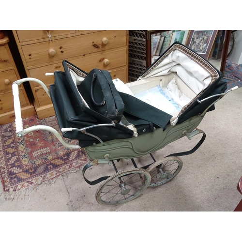 silver cross twin dolls pram coach built