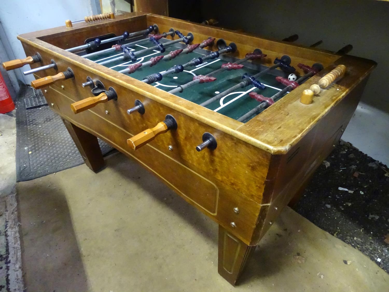 Details about   harvard wooden foosball table with minimum ware 