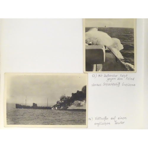 689 - Militaria , World War 2 / WWII / Second World War : the wartime photograph album of Matrose Wilhelm ... 