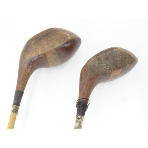 36 - A quantity of mid 20thC golf clubs
