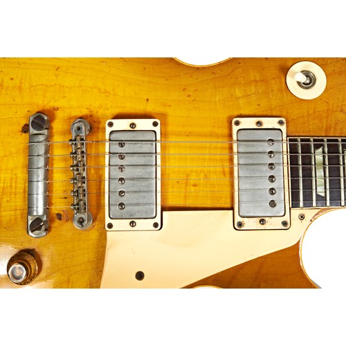 77 - A 1959 GIBSON LES PAUL STANDARD ‘BURST’, SERIAL NO. 9 186599cm x 33.5cmESTIMATE ON REQUESTThis examp... 