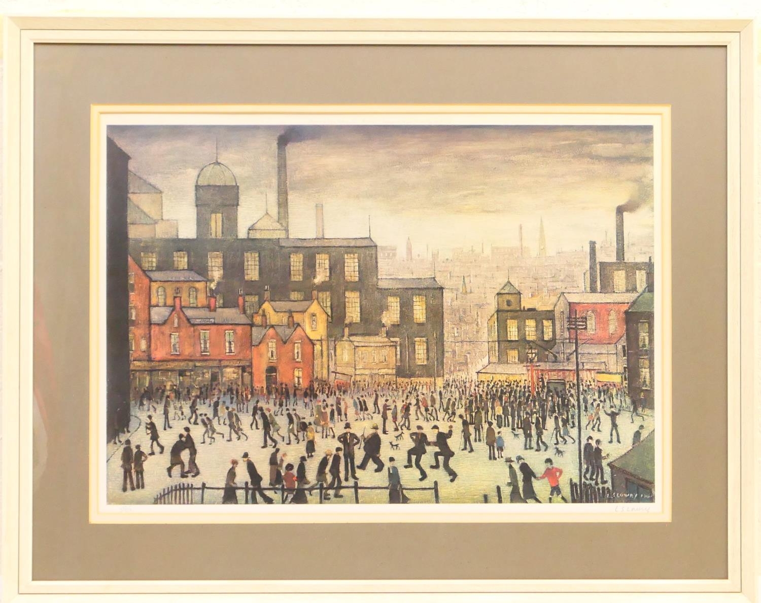 Laurence Stephen Lowry (1887-1976), Our Town, limited edition ...