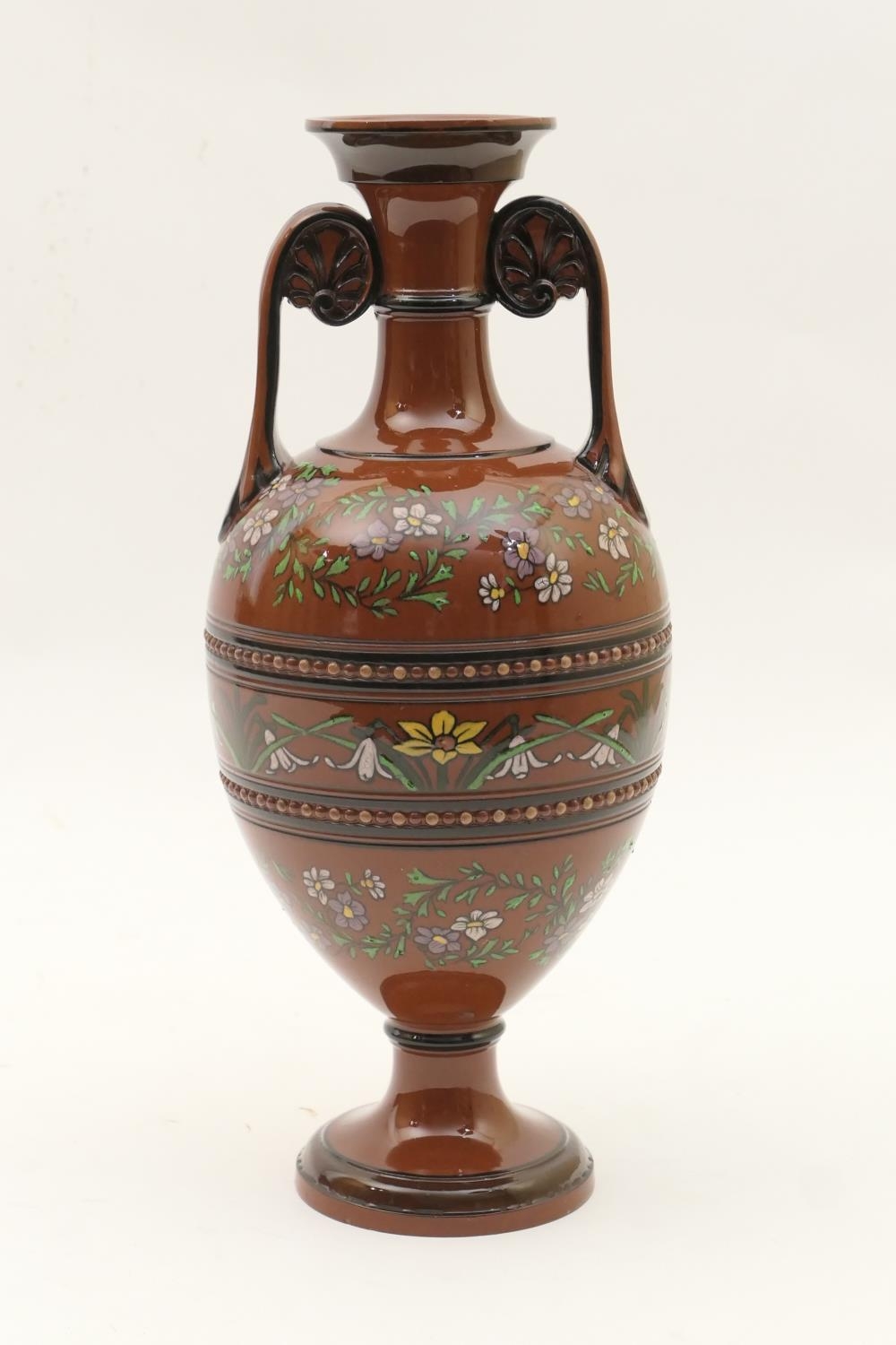 Watcombe Pottery Vase In The Manner Of Dr Christopher Dresser