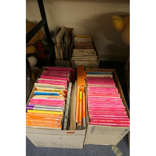 34 - Four boxes of Ordnance Survey and other maps
