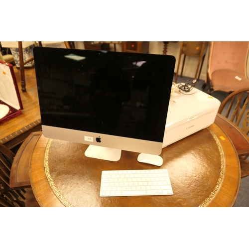 455 - Applemac monitor, keyboard, mouse and Canon copier