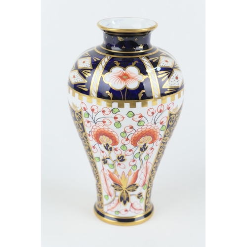 17 - Royal Crown Derby shouldered vase, circa 1909, decorated in imari colours, pattern 6299, printed mar... 