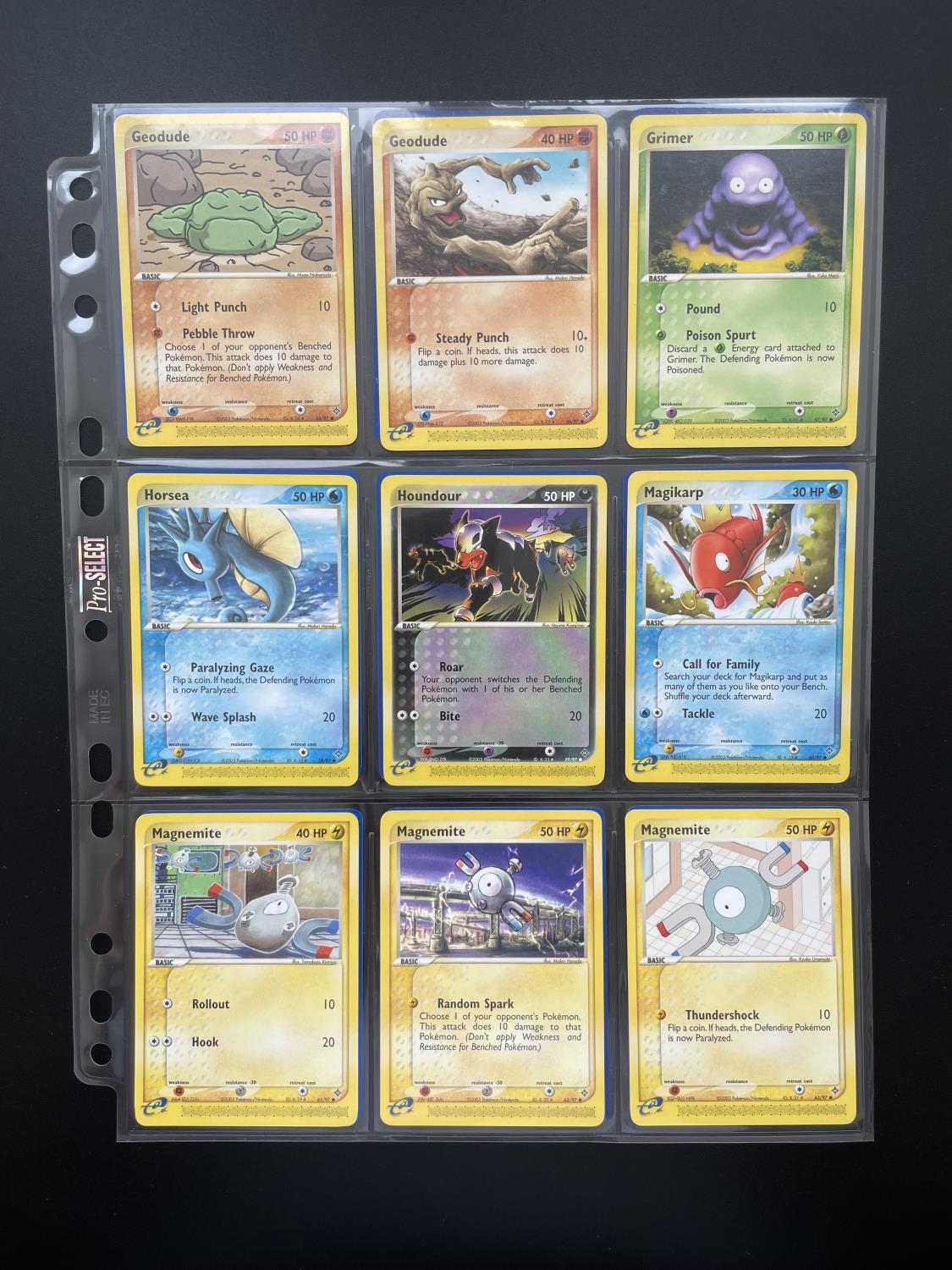 A Pokemon Part Complete (85/97) Ex Dragon Card Set Includes 9 ...