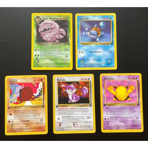 A Group of 5 x Pokemon Team Rocket Cards Dark Weezing 14/8... Barnebys