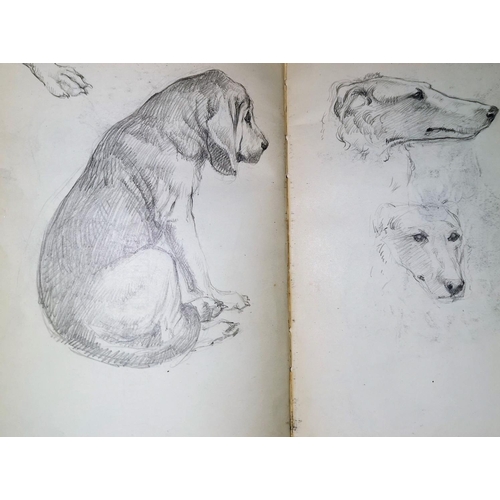 474 - CHARLES FREDERICK TUNNICLIFFE, 1901 - 1979: a SKETCHBOOK, 8.25