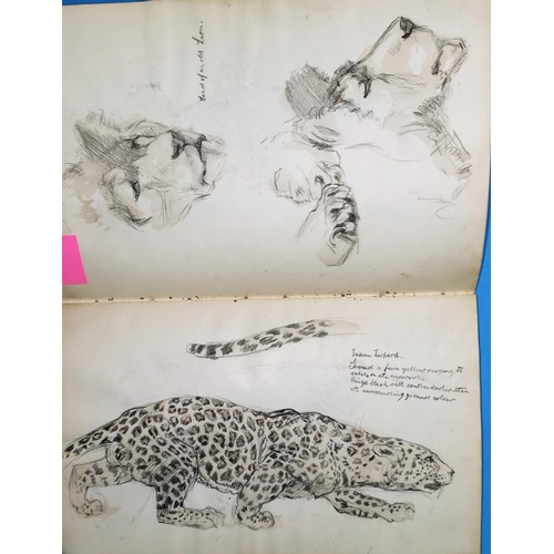 474 - CHARLES FREDERICK TUNNICLIFFE, 1901 - 1979: a SKETCHBOOK, 8.25