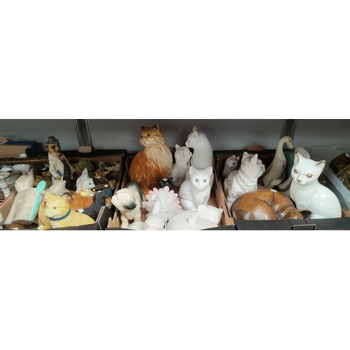 24 - A large selection of animal figures; etc.
