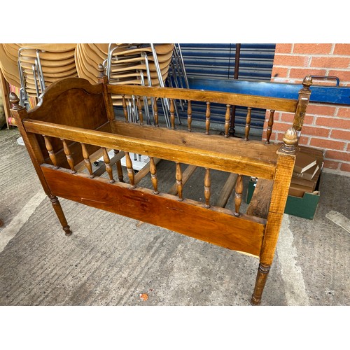 778B - A vintage wooden cot (collectors' item only)