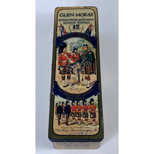 198 - A tin boxed bottle of Glen Moray Single Highland Malt Scotch Whiskey aged 12 years