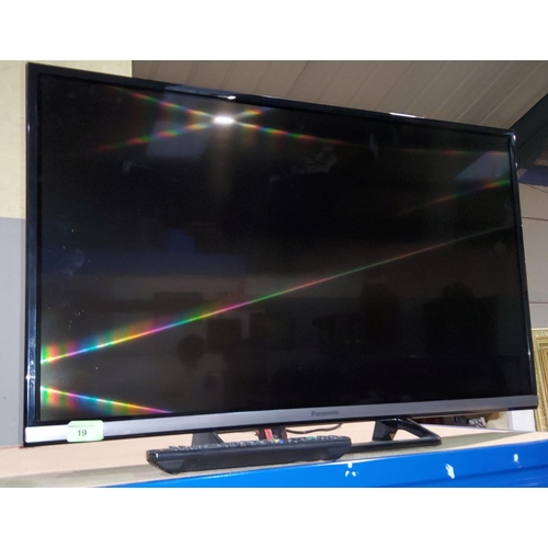 19 - A Panasonic flatscreen TV