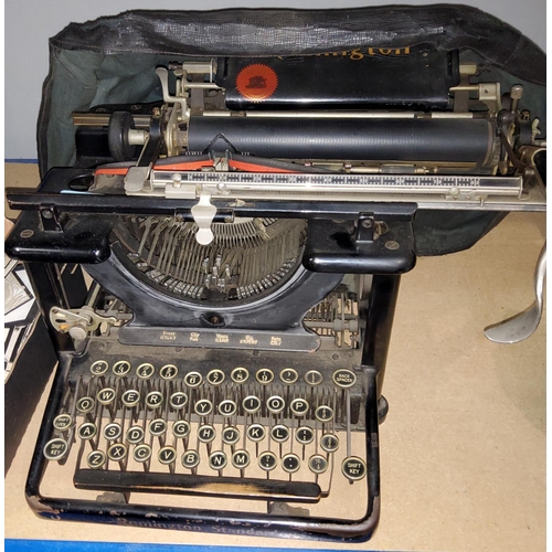 38 - An early 20th century office typewriter;