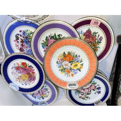 535 - 15 Royal Horticultural Society Chelsea Flower Show plates dating from 1984 onwards