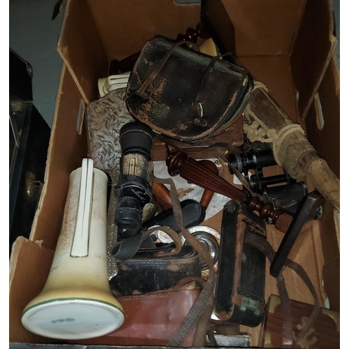 10A - A selection of collectables, binoculars etc.