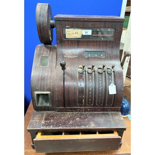 31 - An early 20th century 'National Cash Register'