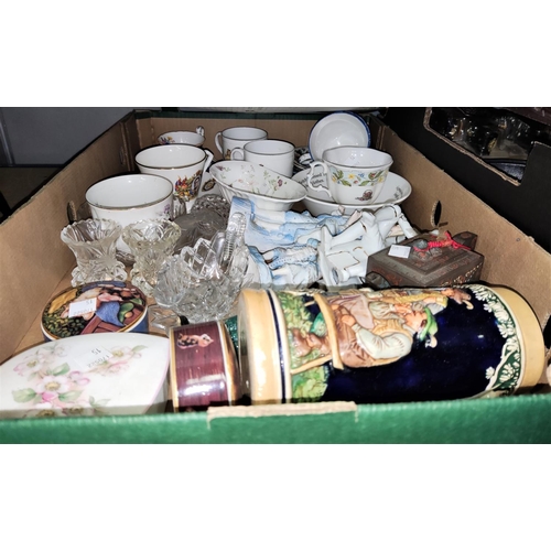 15 - A Tuscan part tea set with Japan borders, 35 pieces approx; other decorative china