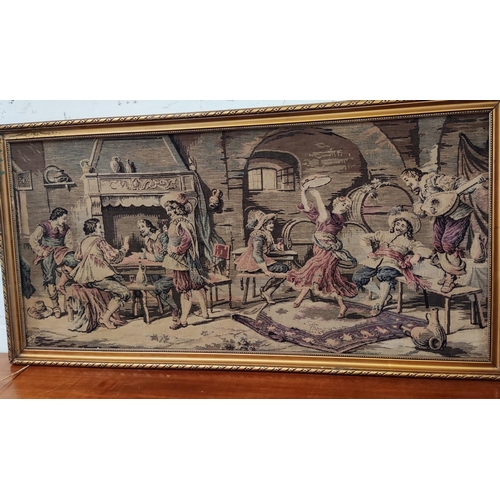 5C - A large tapestry picture of a traditional tavern scene