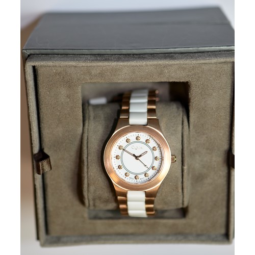 A Ladies Clogau Watch In Box With Papers & Spare Links (Unworn / New)