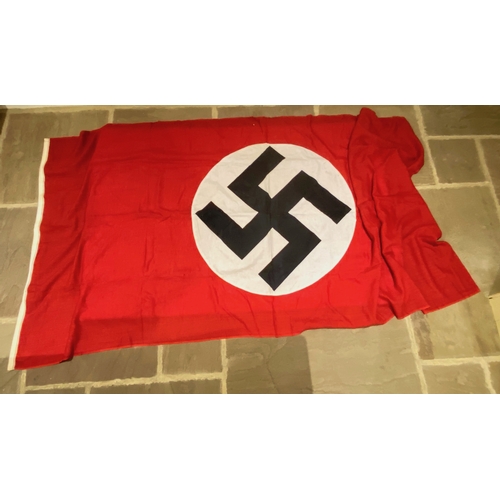 German Third Reich NSDAP double sided flag. 