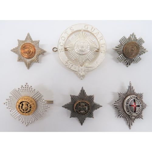 53 - Small Selection of Guards Badgesconsisting silvered and enamel Coldstream Guards (brooch fitting) .... 
