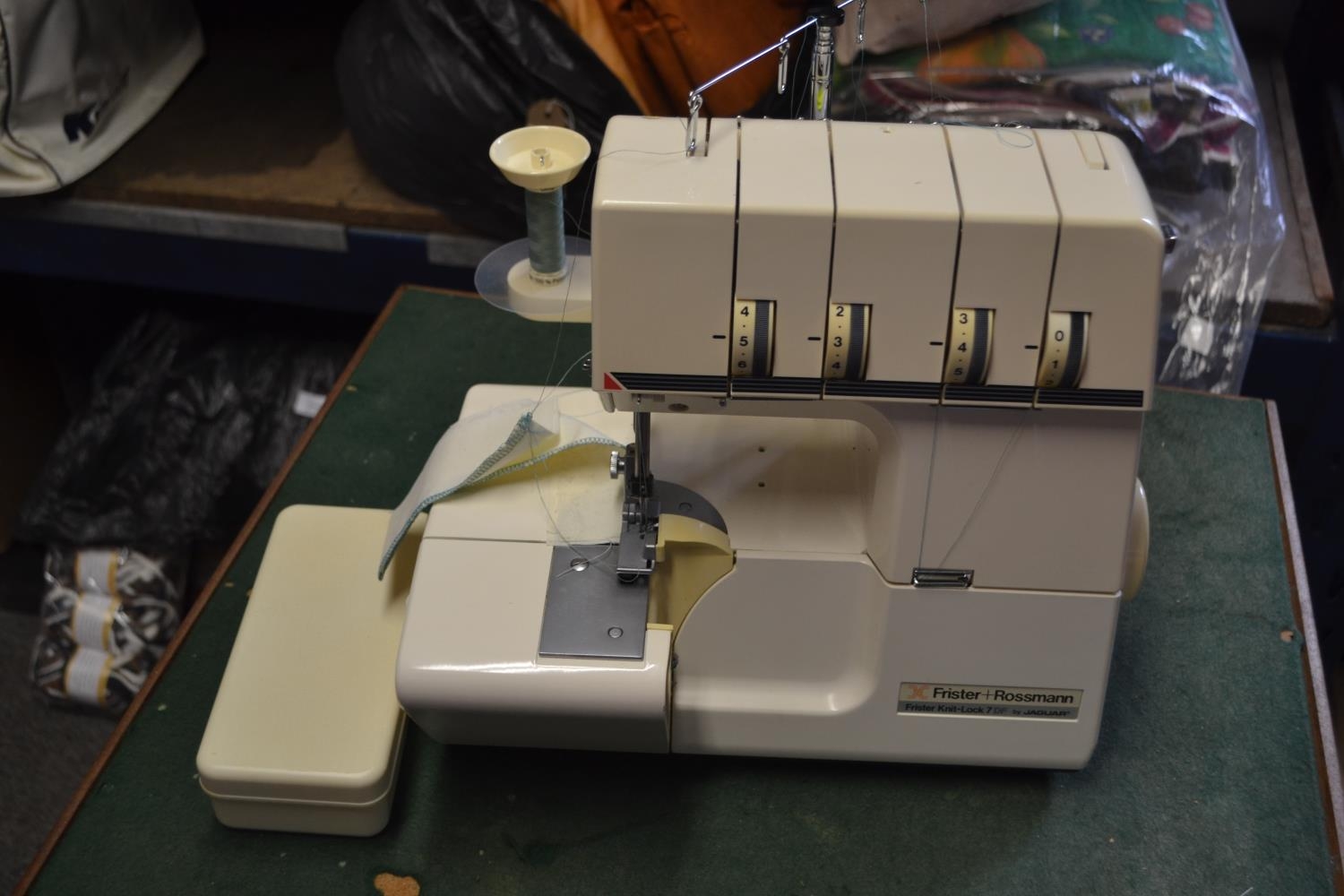 Frister Rossman Frister knitlock 7 overlocker with manual & foot pedal.