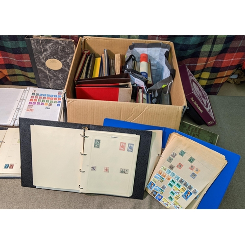 45 - Mixed Lots; large and very heavy carton with thirty very mixed albums and binders with remainder col... 