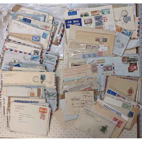 34 - Covers; mixed world bundles - {a} approx. 110 world, mainly c.1920s-50s and inc. many of interest, a... 