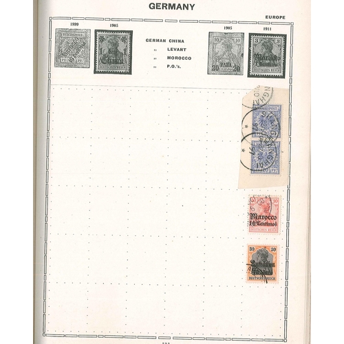 1 - Collections; Triumph album with A-I collection up to c.1930, with the biggest value in mint Commonwe... 
