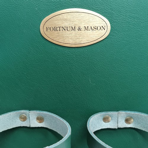 36 - Fortnum and Mason picnic hamper with contents.