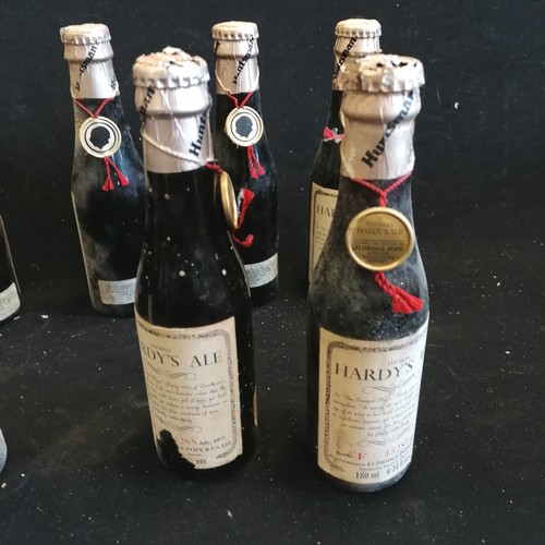152 - 9 x July 1977 Thomas Hardy's Ale unopened 180ml bottles - bottle F