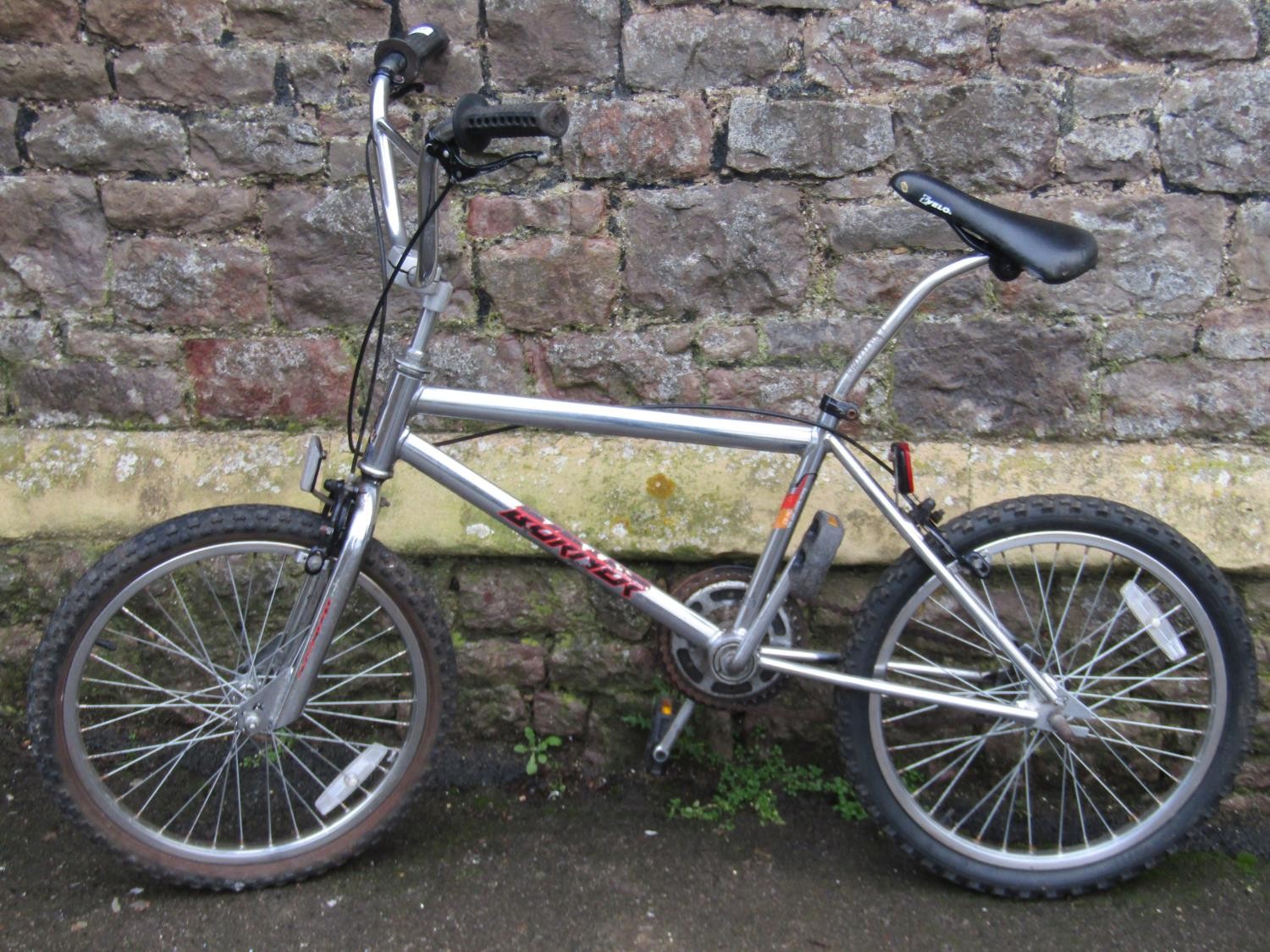 A Raleigh Burner BMX bike, with oval 
