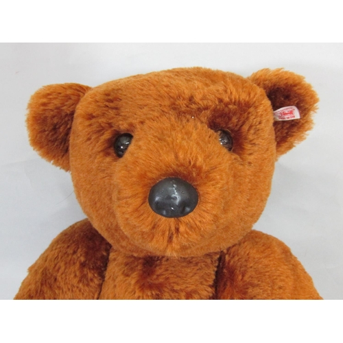 29 - Very large heavy Steiff 1902 replica teddy bear PB55 2008 limited edition, 318/1000, height 63cm, in... 
