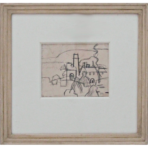 Keith Vaughan (19121977) 'Pottery', monogrammed, inscribed Anthony