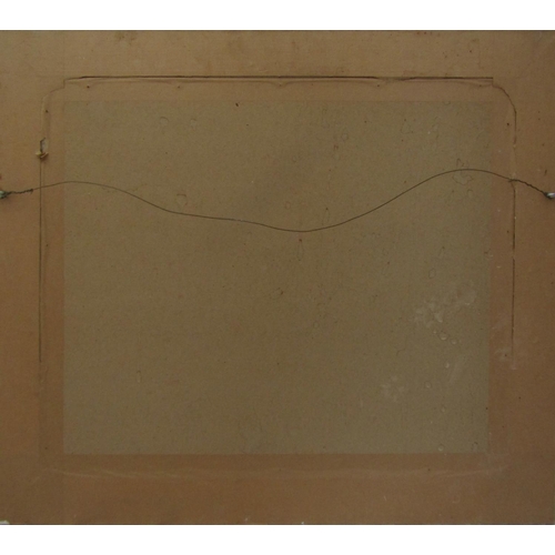 11 - David Hutter (1930-1990) - 'Memento Mori', signed, watercolour, 38 x 53 cm, framed