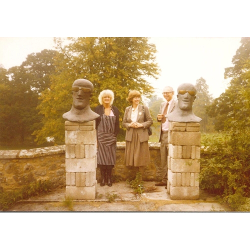 100 - Dame Elisabeth Frink (1930-1993) - 'Tribute I', signed, limited 1/6 bronze bust sculpture, 68 cm hig... 