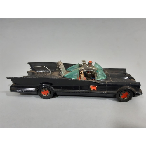 5 - Small collection of unboxed model vehicles relating to TV programmes including a Corgi Batmobile tow... 