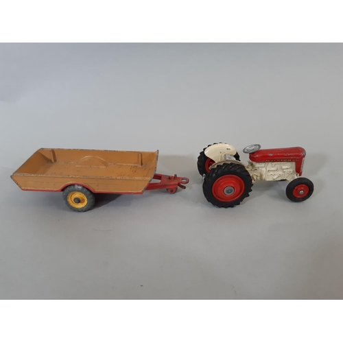 17 - Collection of vintage model vehicles including boxed Matchbox nos 10, 34, 22, 23, 55, 64, 70 and 'Su... 