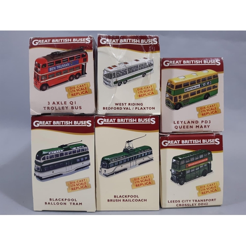 20 - Mixed collection of Atlas Editions boxed vehicles including 6 from Great British Buses range, 1 from... 