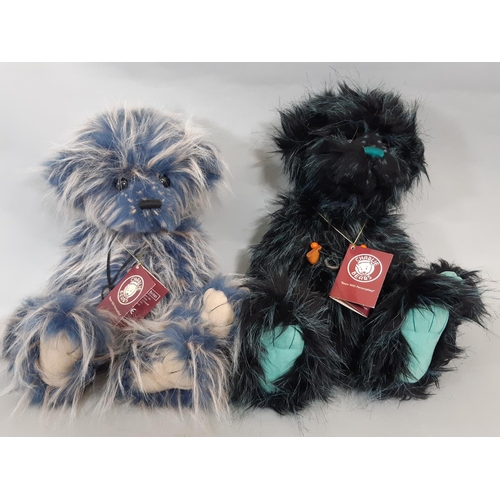 25 - 2 Charlie Bears teddies, 'Luna' and 'Razzle Dazzle', both designed by Heather Lyell, approx 40cm tal... 