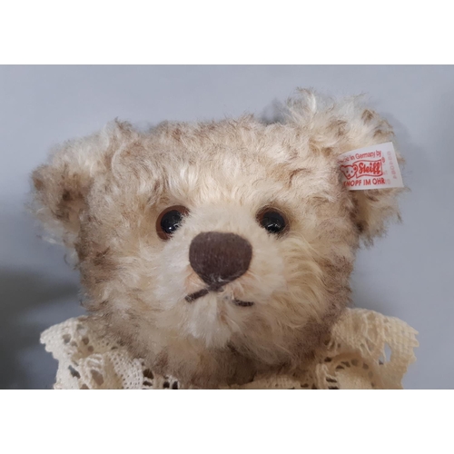 33 - 2 limited edition Steiff teddy bears, both with certificates and pin in ear; 'The Seamstress Bear' 2... 