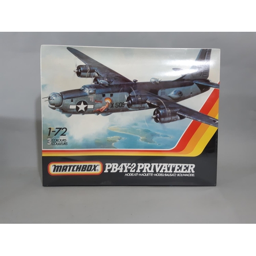 53 - Collection of 6 model aircraft kits, all 1:72 scale models of aircraft from WW2 era. Includes kits b... 