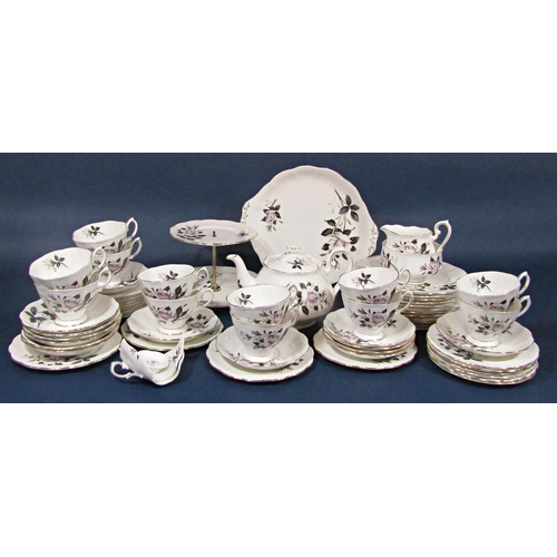 23 - A collection of Royal Albert Queen's Messenger pattern wares comprising tea pot, milk jug, sugar bow... 