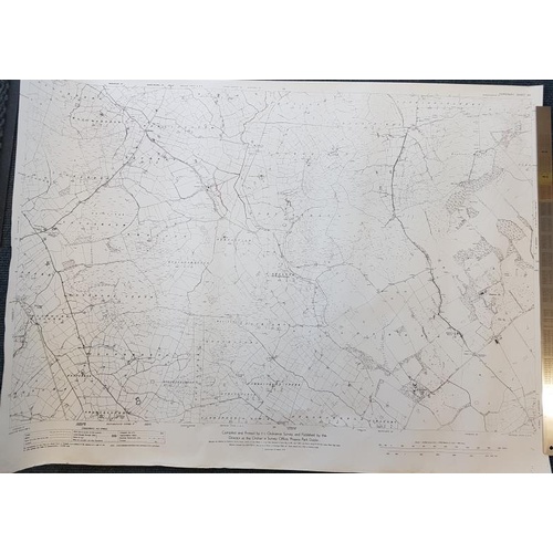 c19 Ordnance Survey of Ireland 6 inch maps mostly of Upper and Lower Ormond, Co Tipperary, 1901 and