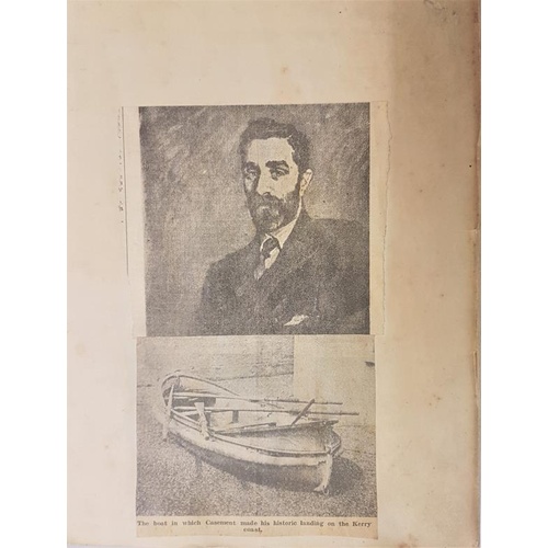 26 - Roger Casement - A scrap book containing a 35pp handwritten essay on him, probably unpublished, and ... 