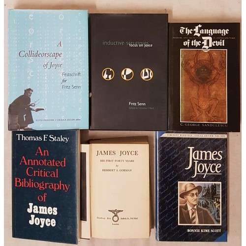473 - James Joyce Interest:  Inductive Scrutinies Focus on James Joyce by Fritz Senn, Lilliput, 1995, dj; ... 